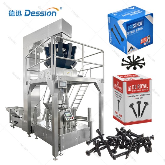 Automatic Hardware Cartoning Machine from Leading China Manufacturer for Screws, Nuts, and Fasteners